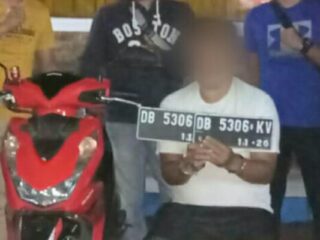 Pelaku Curanmor di Depot Air Minum Berhasil Dibekuk Polisi