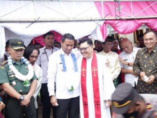 Bupati Boltim Hadiri Peresmian Gedung Gereja Bukit Sion