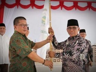 Wawali Lepas Kontingen Kafilah Kota Kotamobagu pada MTQ Ke-29 Tingkat Sulut