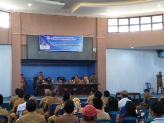 Bupati Sachrul Hadiri Rapat Penyerahan DHKP dan SPPT