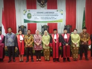 Wali Kota Tatong Bara Hadiri Sertijab Kepala Pengadilan Negeri Kotamobagu