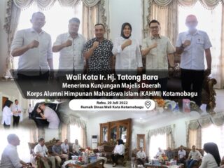 Wali Kota Terima Kunjungan Presidium Majelis Daerah KAHMI Kotamobagu