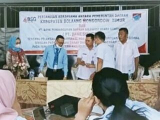 MoU Antara Disdikbud Boltim dan BSG Tutuyan Ditandatangani