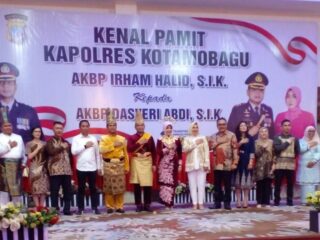 Hadiri Kenal Pamit, Bupati Sachrul Sambut Baik Kapolres Baru Kota Kotamobagu