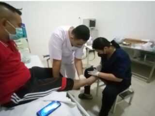 Beginilah Kondisi Chandra Kurniawan Wahid Korban Penganiayaan di Eks Pasar Serasi Kotamobagu