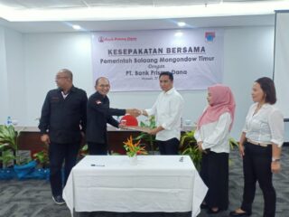 PT. Bank Prisma Dana Tanda Tangani Nota Kesepahaman dengan Pemkab Boltim