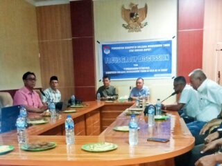 Staf Khusus Bupati Boltim Gelar Rapat Percepatan Pembangunan Daerah