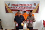 Dit Resnarkoba Polda Sulut Amankan Dua Tersangka Sabu di Minahasa Tenggara
