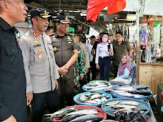 Jelang Pengucapan Syukur, Forkopimda Minsel Sidak Ketersediaan Bahan Pokok di Pasar
