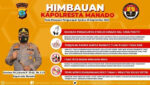 Jelang Perayaan Pengucapan Syukur, Kapolresta Manado Imbau Warga Jaga Keamanan dan Ketertiban