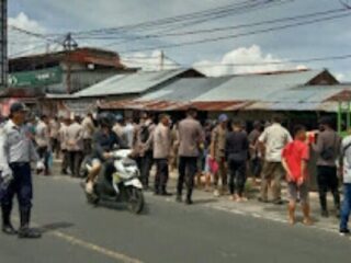 Polisi Amankan Pengosongan Lahan di Tumpaan