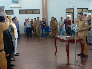 Bupati Lantik 5 Pejabat Administrator Pemkab Boltim