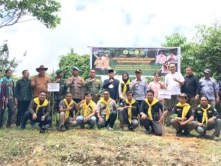 KMPA Menggelar Penanaman Pohon di Kawasan Danau Mooat