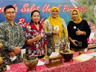 Ketua TP-PKK Boltim Seska Ervina Budiman Hadiri Pameran Kriyanusa 2022