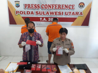 Dua Tersangka Sabu di Manado Diringkus Polisi