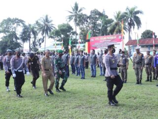 Polres Gelar Apel Persiapan Pengamanan Jelang Pilsang