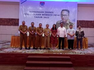 Pemkab Boltim Gelar Bimtek Pengelolaan Website Desa Tahun 2022
