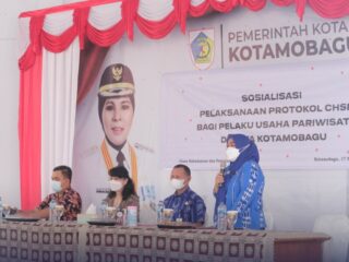 Sosialisasi Pelaksanaan Protokol CHSE untuk Pariwisata Digelar Pemkot Kotamobagu