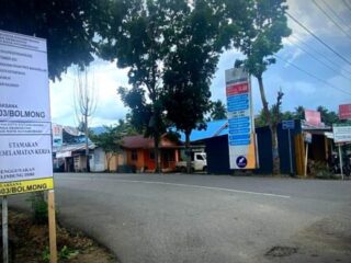 Sisi Kiri dan Kanan Jalan Masuk RSUD Kotamobagu Segera Dipagar
