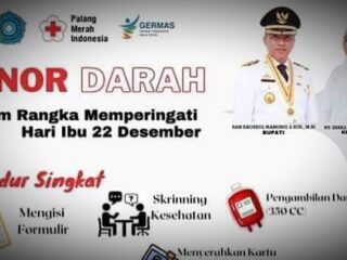Aksi Donor Darah Bakal Warnai Peringatan Hari Ibu di Boltim