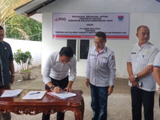 Bupati Sachrul Teken MoU dengan Bank SulutGo, Perangkat Desa Boltim Bisa Ajukan Pinjaman