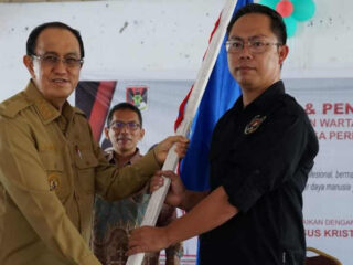 Cristian Tangkere Kembali Pimpin PWI Minahasa