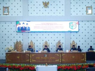 DPRD Bolmut Gelar Penetapan Ranperda APBD 2023