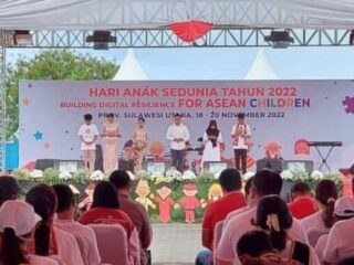 FAD Kotamobagu Ikuti Peringatan Hari Anak Sedunia 2022 di Manado