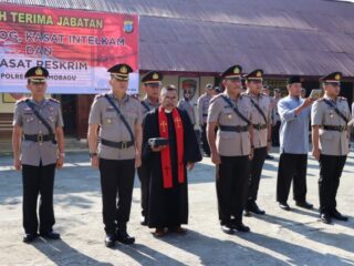 Polres Kotamobagu Gelar Sertijab Tiga Jabatan