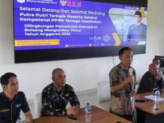 Ratusan PPPK Tenaga Kesehatan Kabupaten Boltim Ikuti Tes CAT