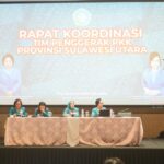 Seska Ervina Budiman Hadiri Rakor TP-PKK Provinsi Sulut