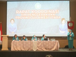 Seska Ervina Budiman Hadiri Rakor TP-PKK Provinsi Sulut