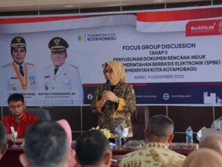 Wali Kota Buka FGD Tahap Akhir Dokumen Rencana Induk SPBE Pemkot Kotamobagu