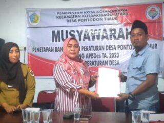 Desa Pontodon Timur Tetapkan APBDes Tahun 2023