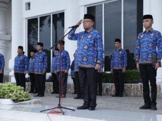 Sekdakab Asahan Pimpin Upacara HKN