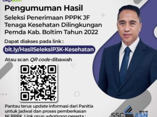 237 Nakes Boltim Lulus PPPK