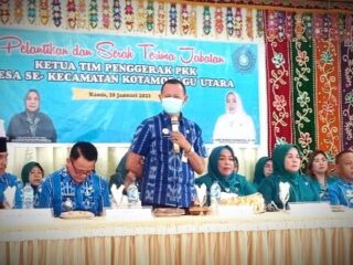 Nasli Paputungan Hadiri Pelantikan Ketua TP PKK se Kotamobagu Utara