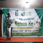Bupati Asahan Ikuti Rangkaian Malam Puncak Dies Natalis ke-76 HMI