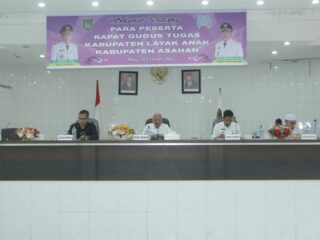 Bupati Asahan Ikuti Rapat Gugus Tugas KLA Tahun 2023