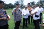 Bupati Asahan Tinjau Lokasi Pembangunan Mako Polsek Aek Kuasan