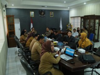 Sekda Kotamobagu Terima Kunjungan Kepala BPS Sulut