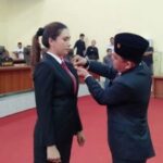 Ketua DPRD Lantik Gita Tuuk Resmi Sebagai Anggota DPRD Bolmong