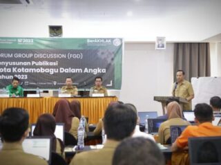 Pemkot dan BPS Gelar FGD Penyusunan Kotamobagu Dalam Angka Tahun 2023