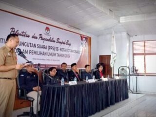 Sekda Kotamobagu Hadiri Pelantikan PPS