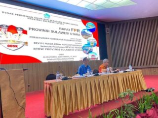 Sekda Kotamobagu Paparkan Progres Penyusunan Revisi RTRW dalam Rapat FPR Sulut