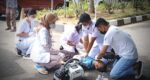 Tim Medis RSUD Simulasikan Penanganan Pasien Situasi Emergency