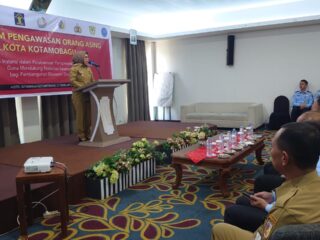 Wali Kota Kotamobagu Buka Rapat Tim Pengawasan Orang Asing