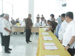 Pemkab Asahan Tanda Tangani Naskah Perjanjian Kerjasama dengan 12 Instansi Penyedia Layanan