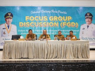 Sekda Kabupaten Asahan Buka FGD Pencegahan Korupsi