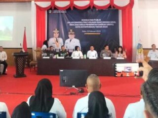 Wali Kota Tatong Bara Buka Konsultasi Publik Penyusunan RKPD 2024